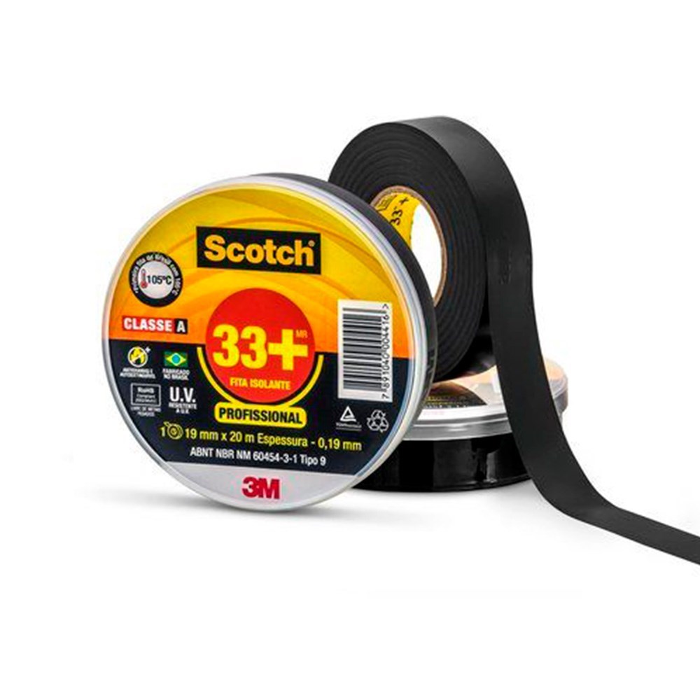 FITA ISOLANTE 3M SCOTCH 33+ 5m x 19MM